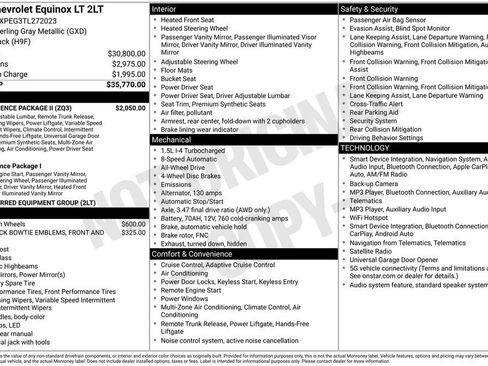 Used 2026 Chevrolet Equinox LT w/ Convenience Package II AWD/4WD image 4