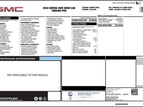 Used 2024 GMC Sierra 3500 Pro w/ Convenience Package AWD/4WD image 3