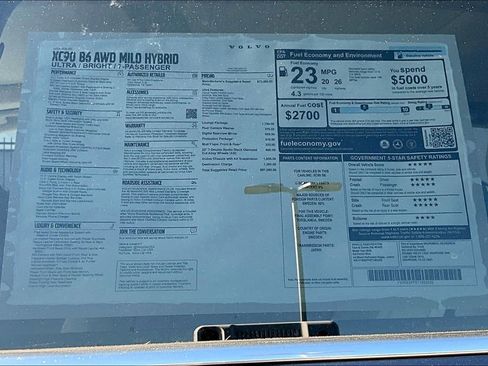 New 2026 Volvo XC90 B6 Ultra w/ Lounge Package image 26