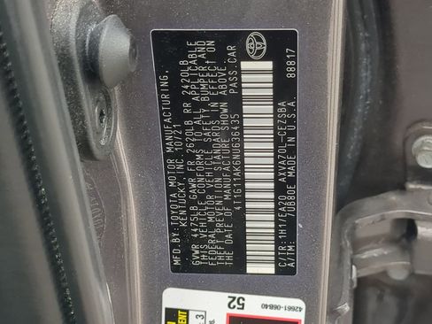 Used 2022 Toyota Camry SE w/ Carpet Mat Package (TMS) FWD image 62