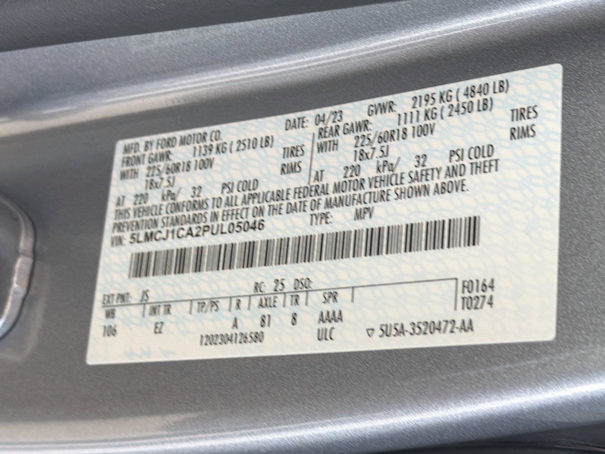 Certified 2023 Lincoln Corsair FWD image 31