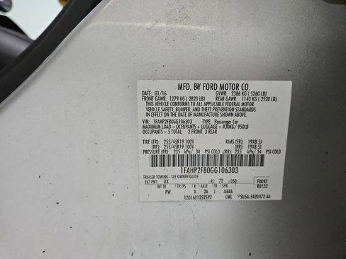 Used 2016 Ford Taurus Limited FWD image 29