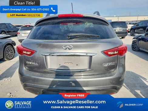 Used 2017 INFINITI QX70 2WD w/ Premium Package image 8