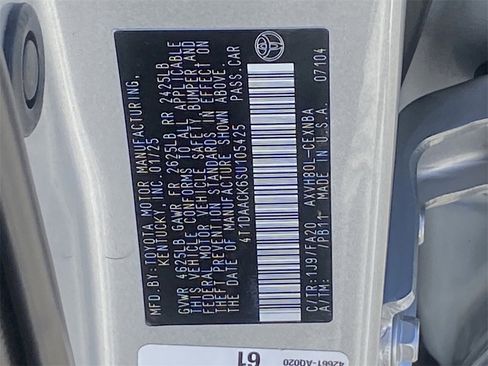 Certified 2025 Toyota Camry LE image 34