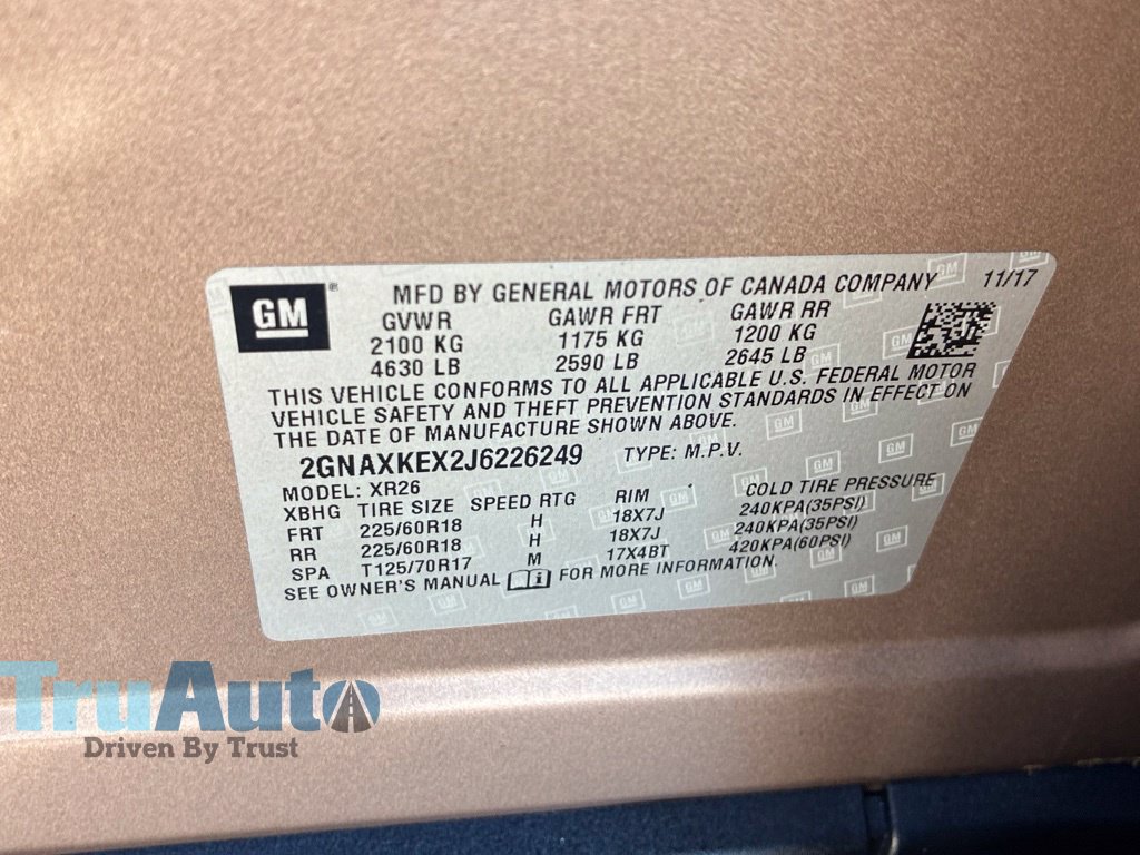 Used 2018 Chevrolet Equinox LT FWD image 25