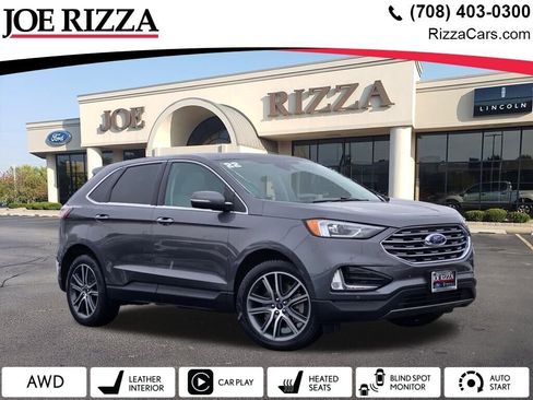 Used 2021 Ford Edge Titanium w/ Class II Trailer Tow Package image 1