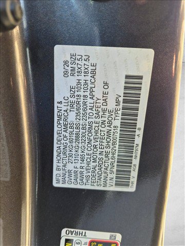 New 2027 Honda Odyssey EX-L image 17