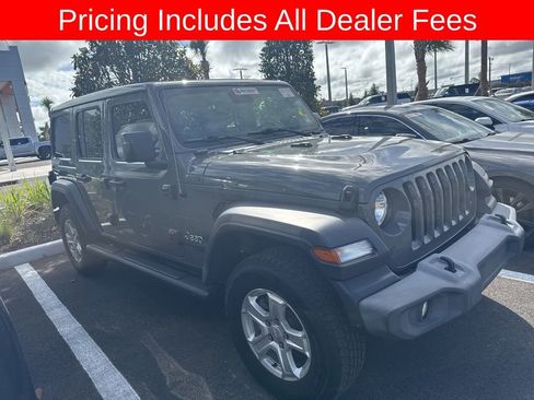 Used 2021 Jeep Wrangler Unlimited Sport w/ Sun And Sound Package AWD/4WD image 3