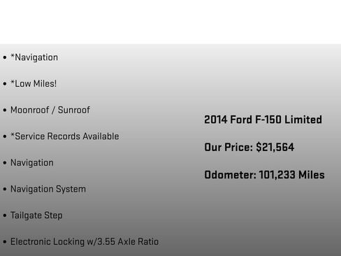 Used 2014 Ford F150 Limited image 12