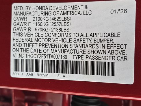 New 2026 Honda Accord Sport image 33