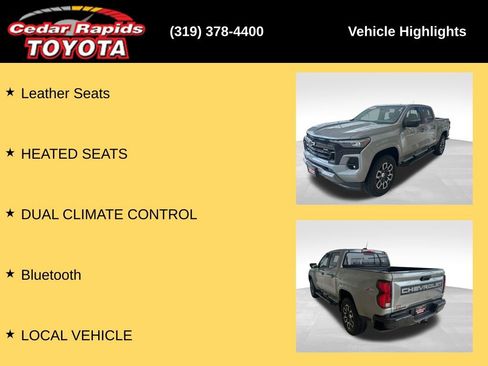 Used 2023 Chevrolet Colorado Z71 w/ Z71 Convenience Package 2 AWD/4WD image 16