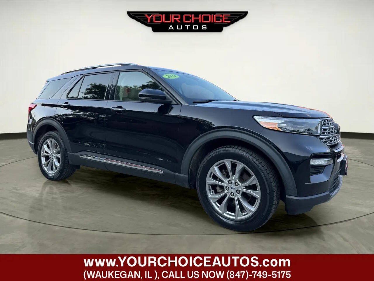 Used 2021 Ford Explorer Limited w/ Equipment Group 301A AWD/4WD image 7