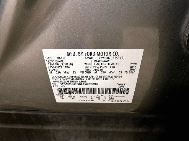 Used 2020 Ford Explorer ST w/ ST Street Pack AWD/4WD image 34