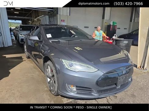 Used 2015 Tesla Model S P85D AWD/4WD image 3