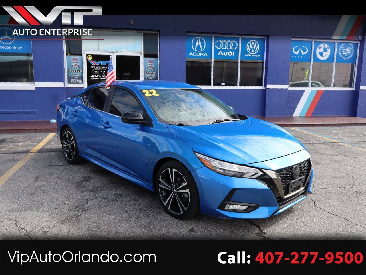 Used 2022 Nissan Sentra SR w/ Electronics Package FWD image 1