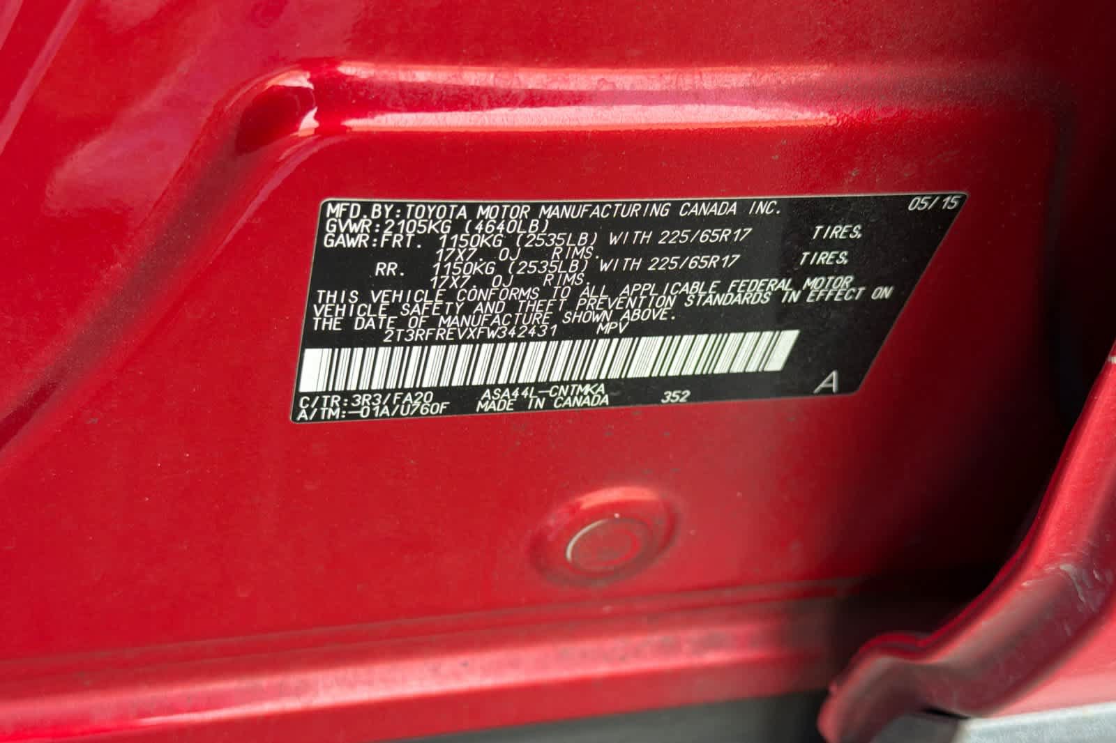 Used 2015 Toyota RAV4 XLE AWD/4WD image 26