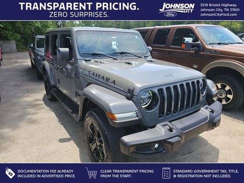 Used 2021 Jeep Wrangler Unlimited Sahara AWD/4WD image 1