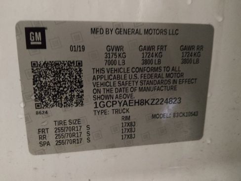 Used 2019 Chevrolet Silverado 1500 W/T w/ WT Fleet Convenience Package image 33