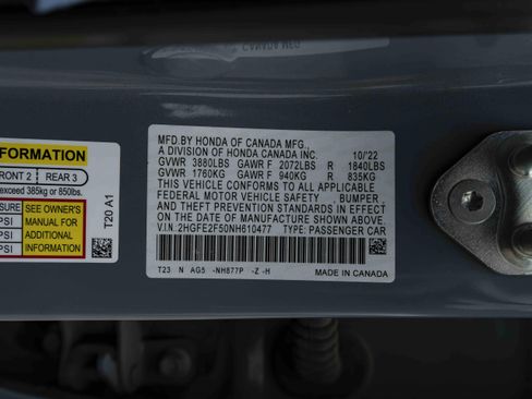 Used 2022 Honda Civic Sport image 43