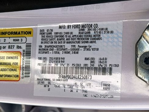 Used 2020 Ford Fusion SEL image 34