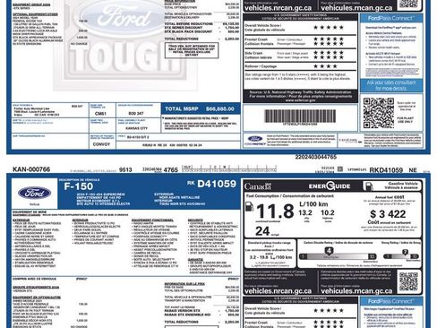 Used 2024 Ford F150 STX w/ STX Black Appearance Package AWD/4WD image 31