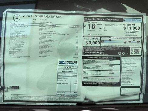 New 2026 Mercedes-Benz GLS 580 4MATIC image 4