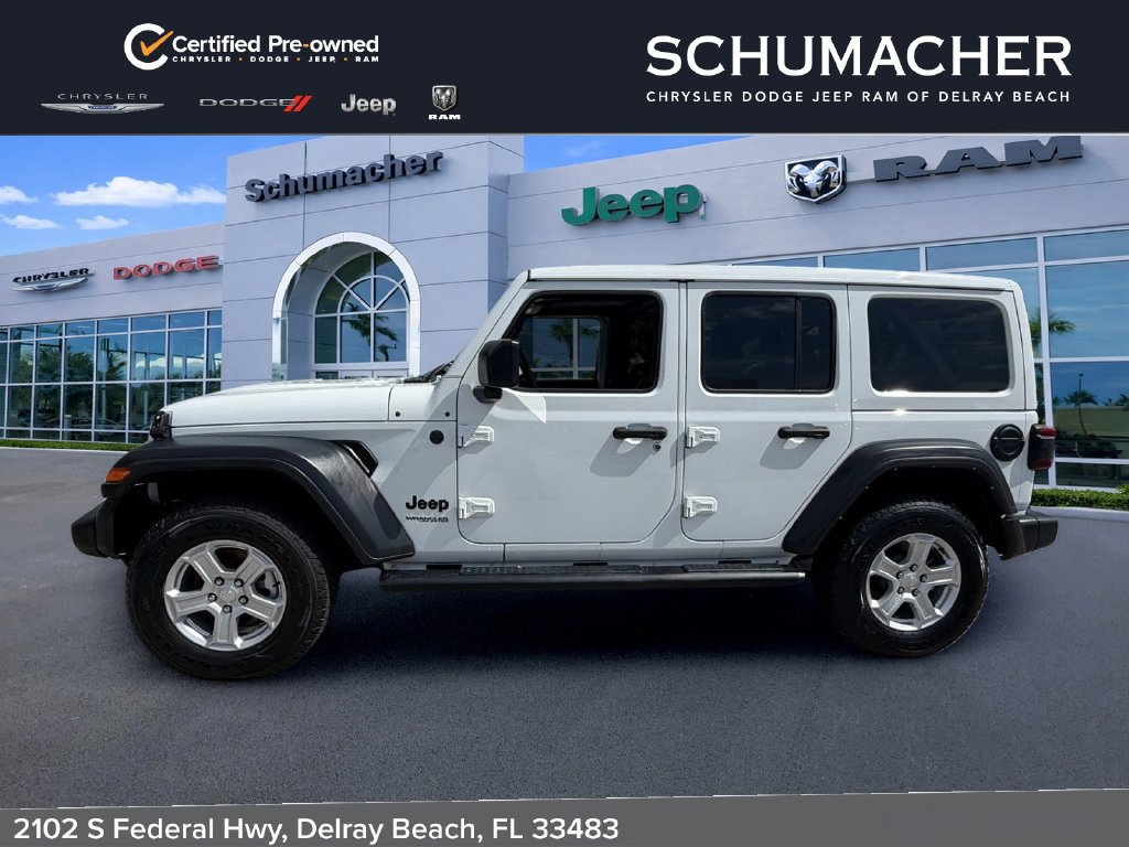 Certified 2022 Jeep Wrangler Unlimited Sport w/ Sun And Sound Package AWD/4WD image 4