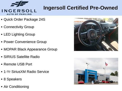 Used 2017 Jeep Wrangler Sport w/ Quick Order Package 24S AWD/4WD image 10