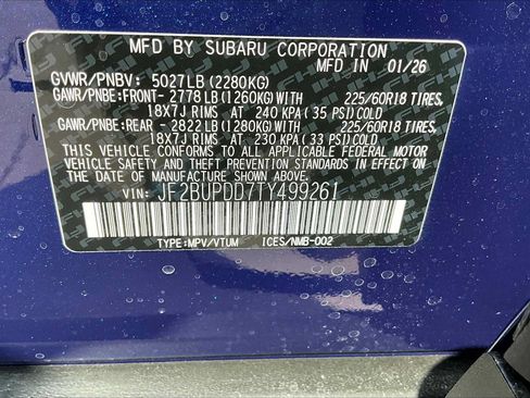 New 2026 Subaru Outback Limited AWD/4WD image 19