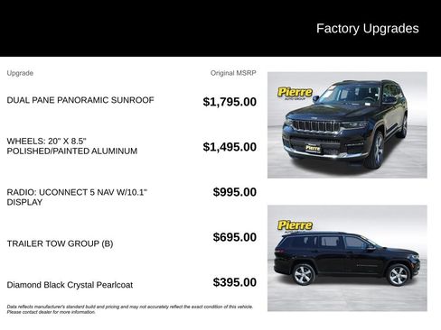 Used 2021 Jeep Grand Cherokee L Limited w/ Trailer Tow Group (B) AWD/4WD image 13