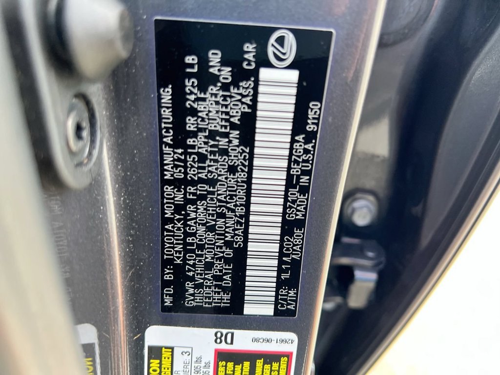 Certified 2024 Lexus ES 350 w/ Technology Package FWD image 22