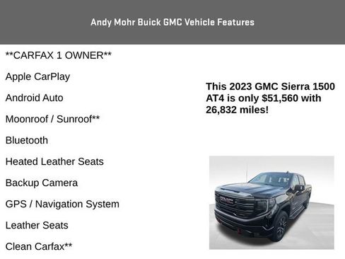 Used 2023 GMC Sierra 1500 AT4 w/ AT4 Premium Package image 4