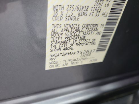Used 2015 Nissan Murano SL AWD/4WD image 36