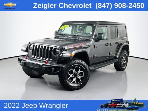 Used 2022 Jeep Wrangler Unlimited Rubicon w/ Steel Bumper Group AWD/4WD image 1