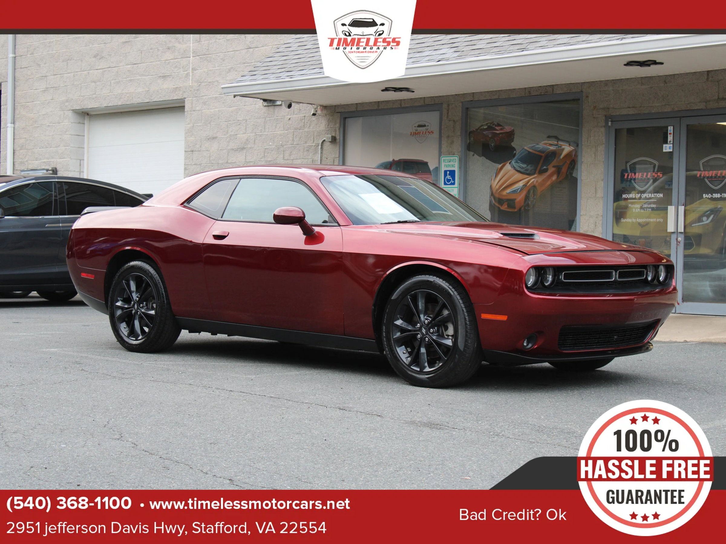 Used 2022 Dodge Challenger SXT w/ Blacktop Package AWD/4WD image 1