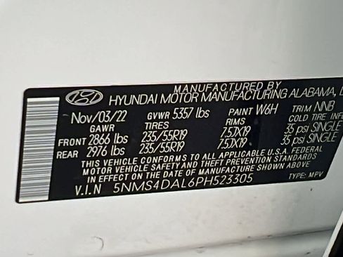 Used 2023 Hyundai Santa Fe Limited w/ Cargo Package image 30