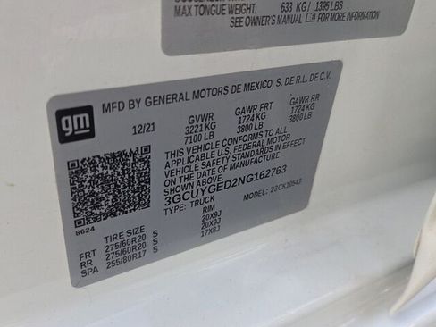 Used 2022 Chevrolet Silverado 1500 LTZ AWD/4WD image 7