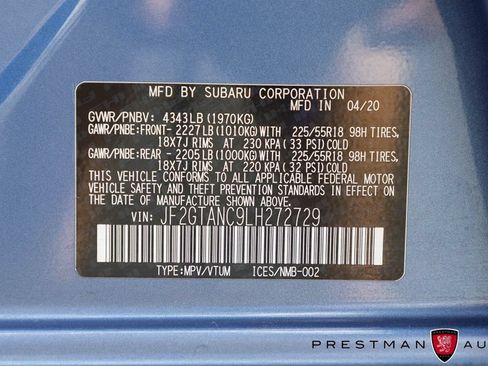 Used 2020 Subaru Crosstrek 2.0i Limited w/ Moonroof Package w/Navigation AWD/4WD image 43