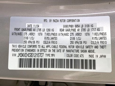 Certified 2025 MAZDA CX-90 3.3 Turbo S w/ Premium Plus image 34