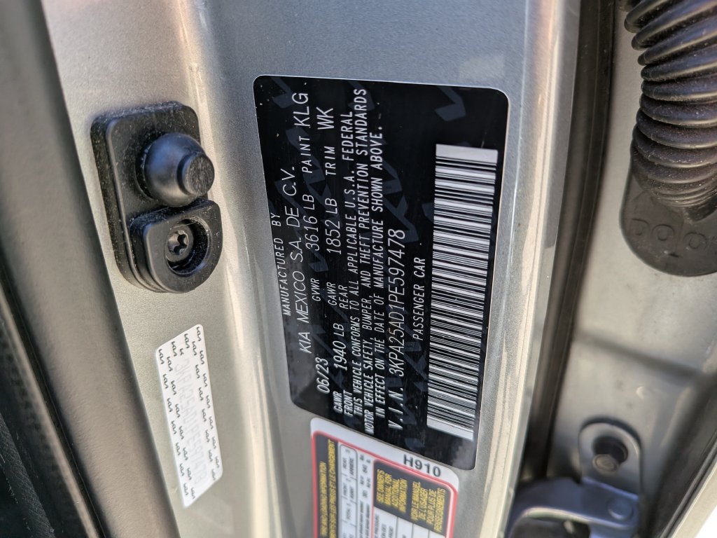 Certified 2023 Kia Rio S FWD image 36