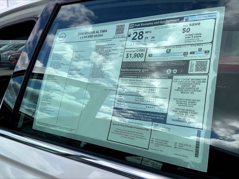 New 2025 Nissan Altima 2.5 SR w/ SR Premium Package image 24