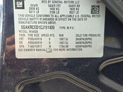 Used 2012 Buick Enclave Leather w/ LPO, Cargo Convenience Pkg FWD image 3