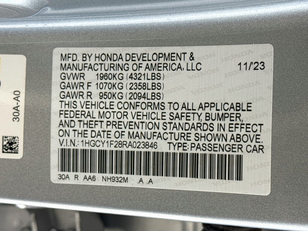 Certified 2024 Honda Accord LX image 35