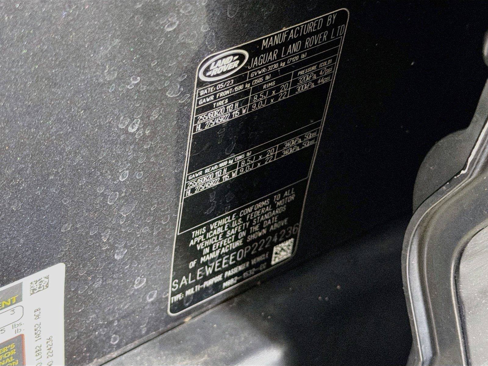Certified 2023 Land Rover Defender 110 Carpathian Edition AWD/4WD image 30