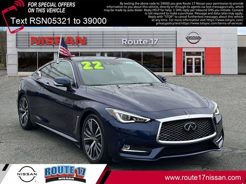 Used 2022 INFINITI Q60 3.0t Luxe w/ Cargo Package image 1