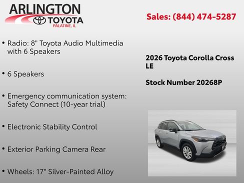 Used 2026 Toyota Corolla Cross LE FWD image 4