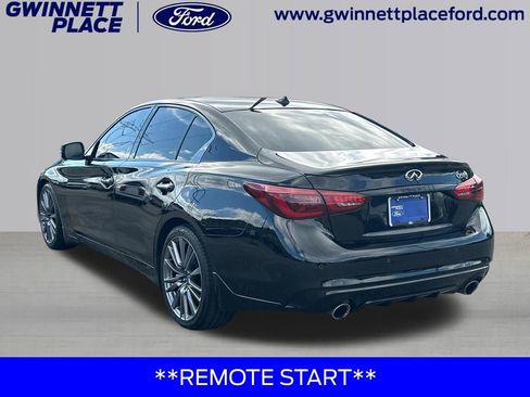 Used 2023 INFINITI Q50 Red Sport 400 w/ Carbon Fiber Package RWD image 7