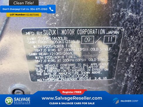 Used 2012 Suzuki Grand Vitara Limited AWD/4WD image 16