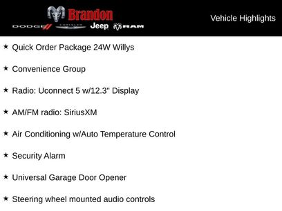 New 2025 Jeep Gladiator Willys