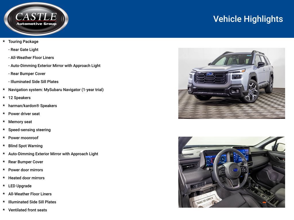 Used 2026 Subaru Outback Touring XT AWD/4WD image 8